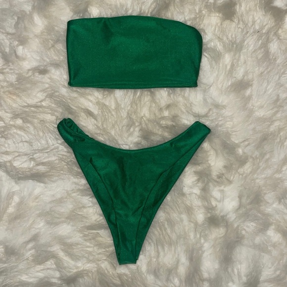 PrettyLittleThing Other - PLT Green Bikini
